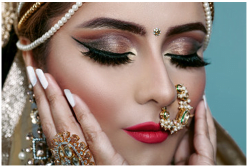 4 14 - 8 Different Types of Bridal Makeup for Indian Brides-to-be