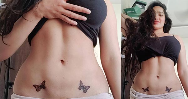 aditi mistry tattoos hot indian model sexy abs 1 - Aditi Mistry flaunts her new tattoos and sexy body in these latest photos - see now.