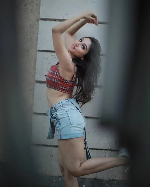 donal bisht hot indian actress sexy body 4 - Donal Bisht sets things on fire in overall shorts and crop top - see photos.