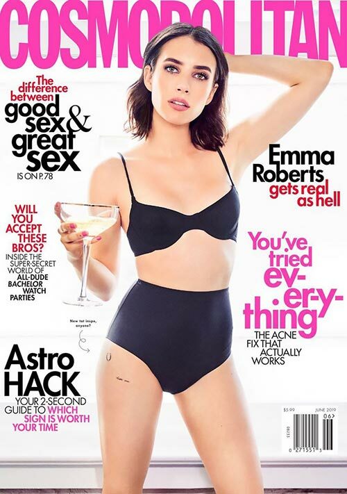 emma roberts in bikini cosmopolitan hot actress 25 - 15 hot photos of Emma Roberts in bikini, swimsuits, lingerie and going topless.