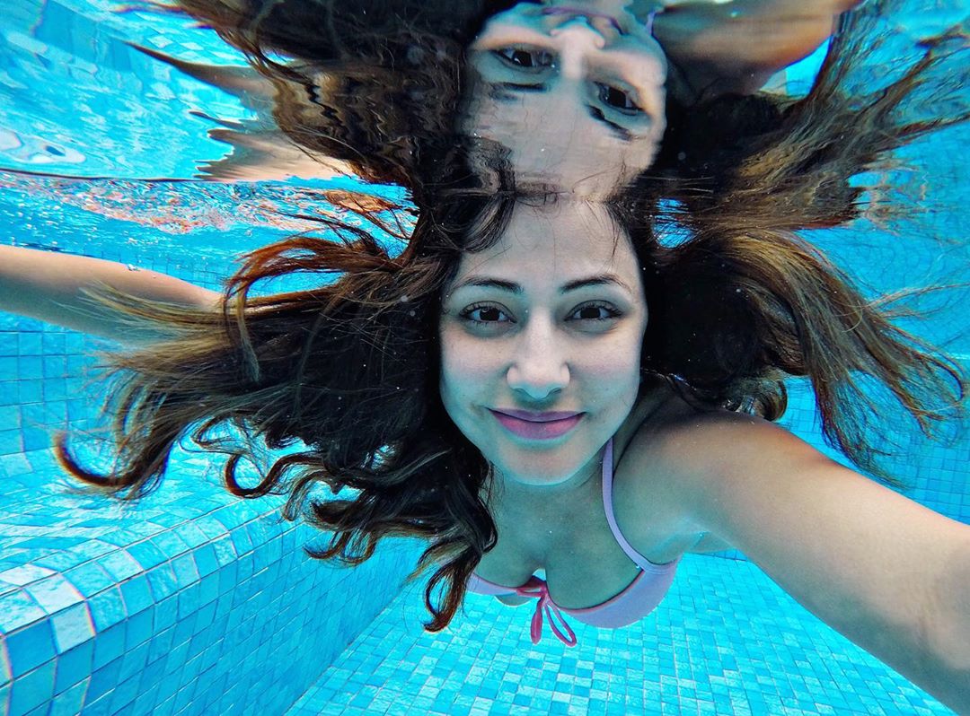 hina 666 - Hina Khan's underwater bikini photos set internet on fire - see this sexy and stylish TV diva flaunt her fine body.