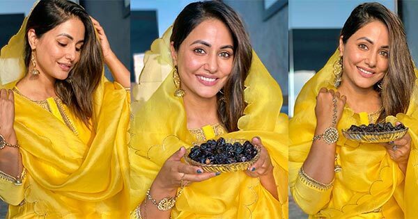 hina khan in yellow suit hot indian actress 1 - Hina Khan in this beautiful yellow outfit wishes fans a Happy Ramadan - see (15+) photos.