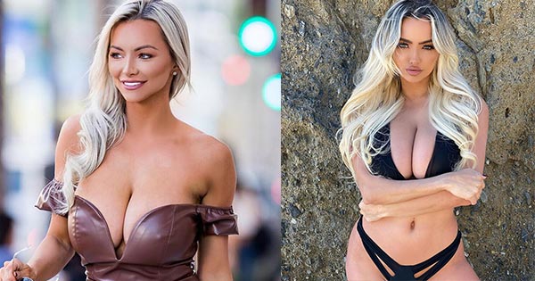 lindsey pelas cleavage hot sexy curvy instagram model in bikini 1 - Lindsey Pelas is donating 25% of her merch sales to Coronavirus relief fund.