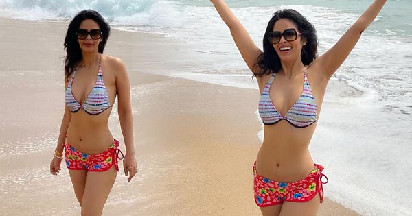 mallika sherawat sexy body in bikini hot bollywood actress 1 - Mallika Sherawat, 44, sizzles in a bikini - see her flaunt her sexy body on the beach.