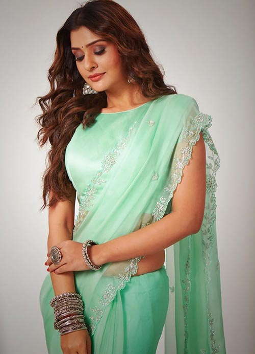 payal 8 - RX100 actress, Payal Rajput, sizzles in this sheer simple saree.