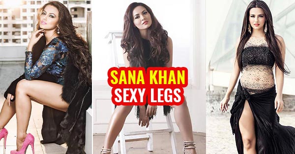 sana khan sexy thighs legs in short dress hot indian actress 1 - 15 hot photos of Sana Khan flaunting her sexy legs - actress Special OPS, Wajah Tum Ho and Bigg Boss 6 contestant.