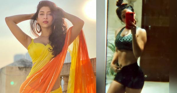 sonarika bhadoria sexy body abs indian actress 1 - Sonarika Bhadoria flaunts her toned abs and sexy body in this ne video - watch now.
