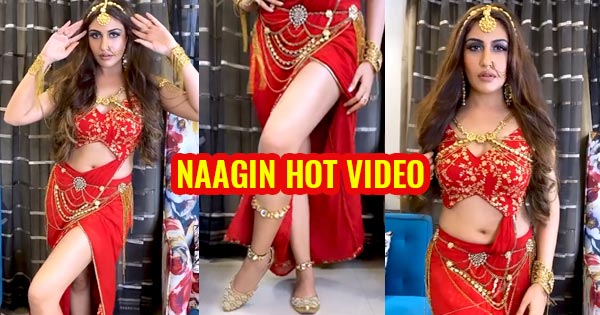 surbhi chandna as naagin hot video showing sexy legs 1 - Watch this hot video of Surbhi Chandna as naagin - the Indian TV diva flaunts her sexy legs.